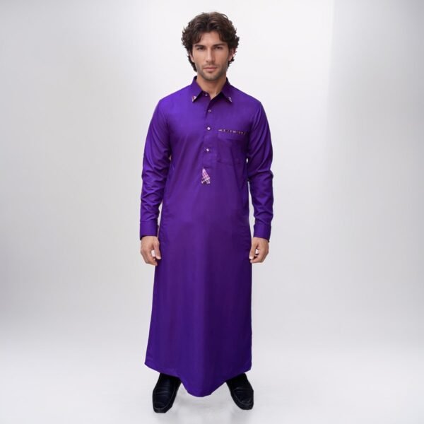 Purple mens designer thobes uk