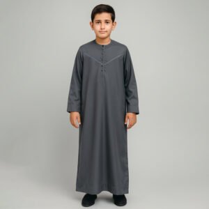 Davy Grey Baby Boy Emarati Jubba Thobe