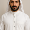 Arabic white thobe for men