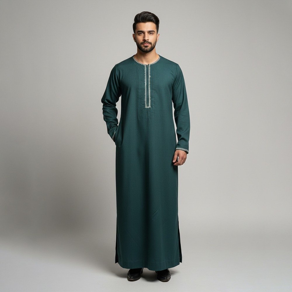 Beetle Green custom thobes