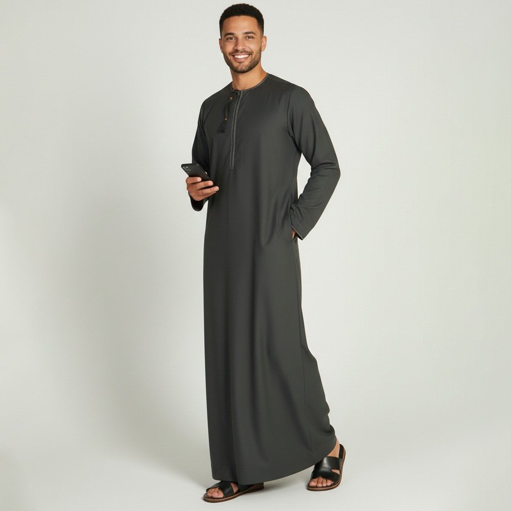 Dark Grey custom made thobes