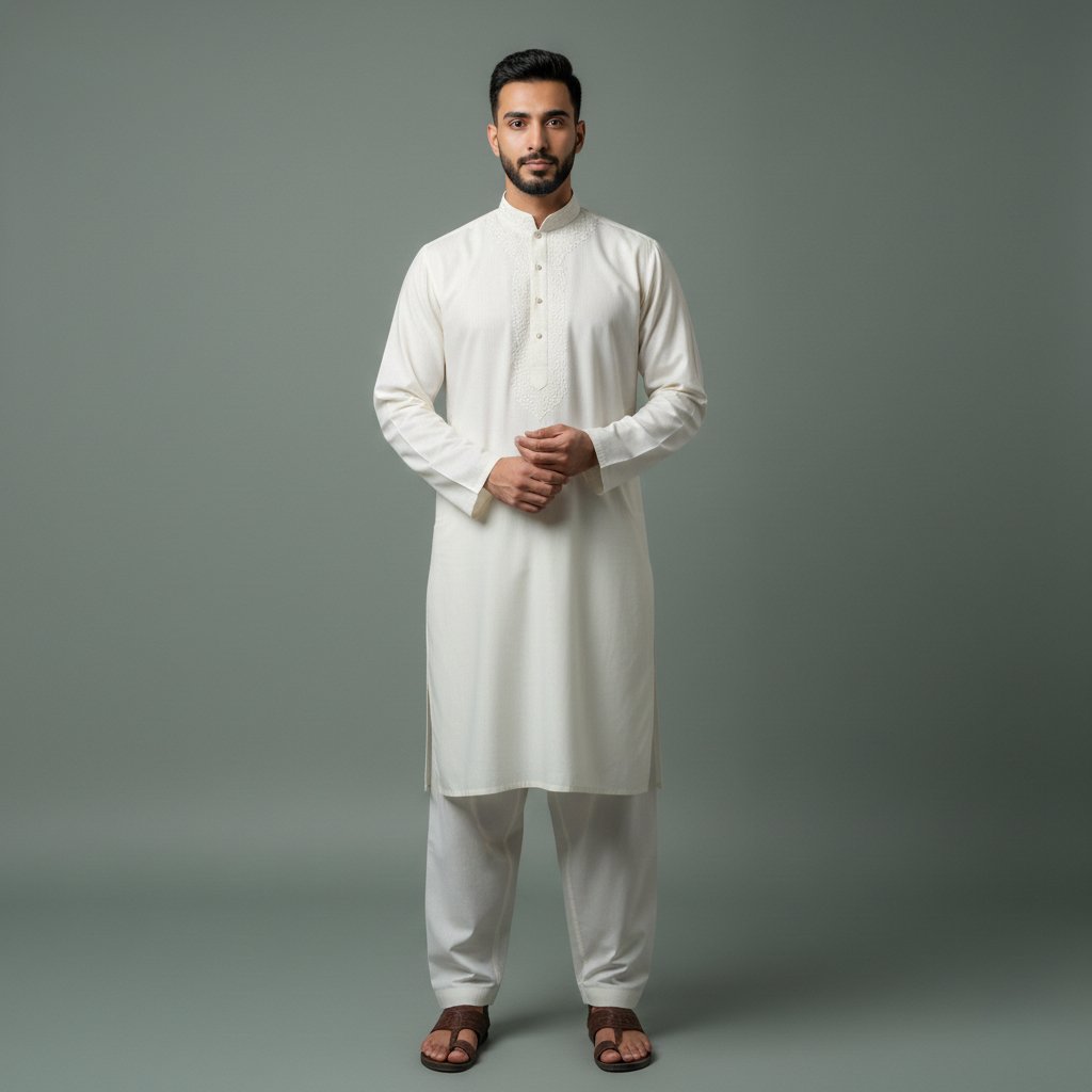 Shalwar Kameez (South Asia) islamic garments for men