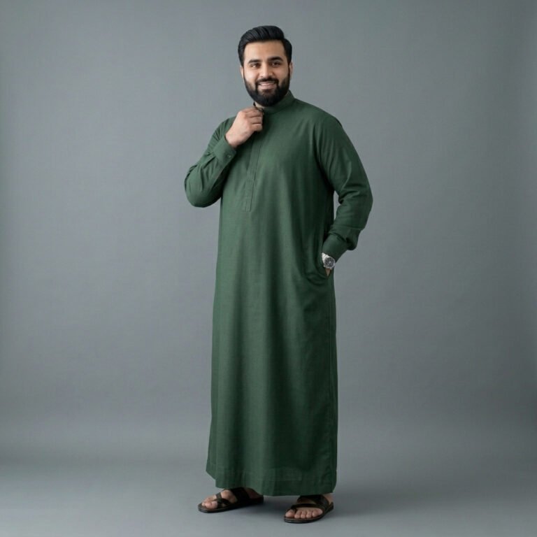 Green thobe 2026 Plus Size Thobes