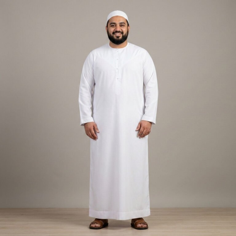 white 2026 Plus Size Thobes