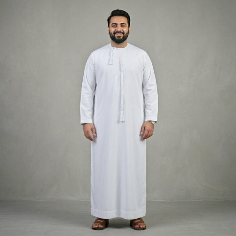 white omani 2026 Plus Size Thobes