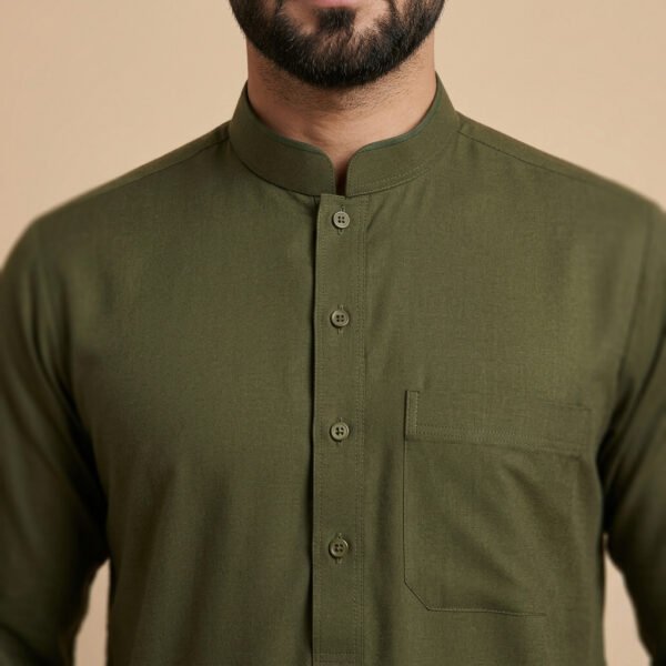 Arab Executive Olive Green Thobe