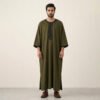 Classic Moroccan Olive Green Thobe