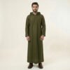 Hooded Olive Green Thobes