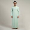 Modern Omani Mint Green Thobe