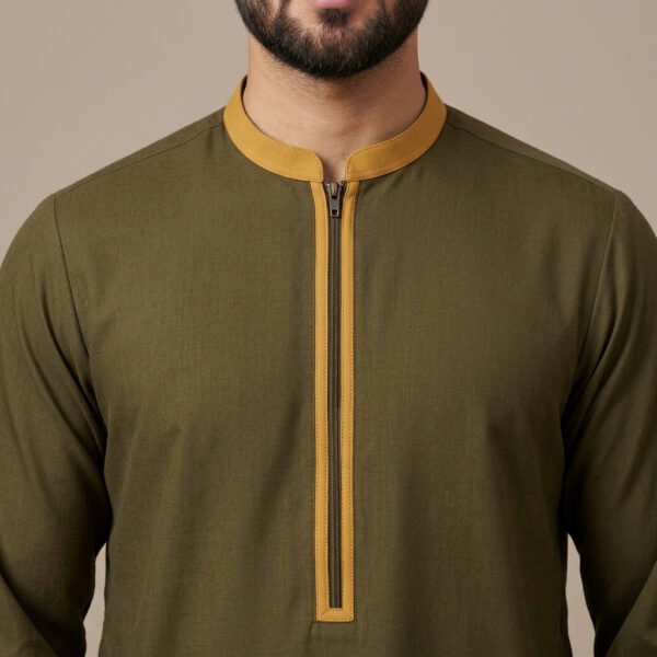 Omani Olive Green Thobe