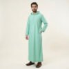 Premium Mint Green Hooded Thobe