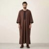 Traditional Brown Moroccan Thobe