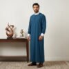 Designer Slate Blue Thobe for Men