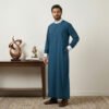 Designer Slate Blue Thobe for Men