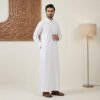Traditional Saudi Style White Mens Thobe Traditional Saudi Style White Mens Thobe