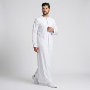 Traditional White men’s plus size jubba uk