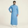 Classic Ice Blue Men’s Arabic Thobe