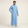Classic Ice Blue Men’s Arabic Thobe