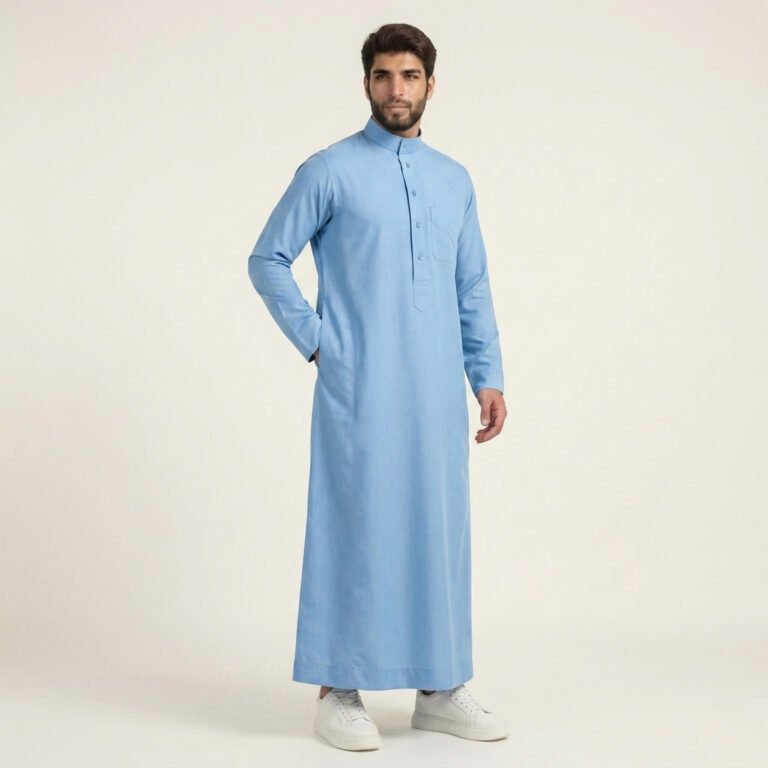 Classic Sky Blue Mens thobes wholesaler uk