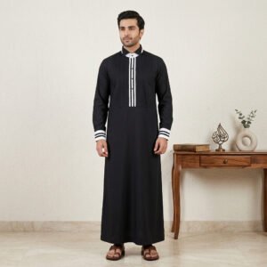 Designer Black Thobes For Men