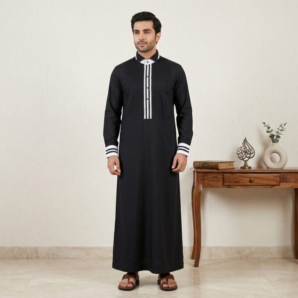 Designer Black Thobes For Men