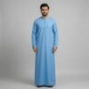 Minimalist Ice Blue Men’s Thobe