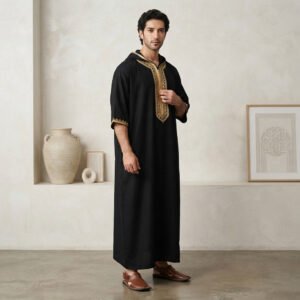 Moroccan Hooded Thobe For Men