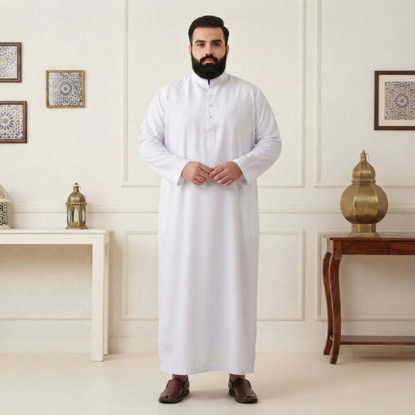 White Emirate men thobes uk 6xl