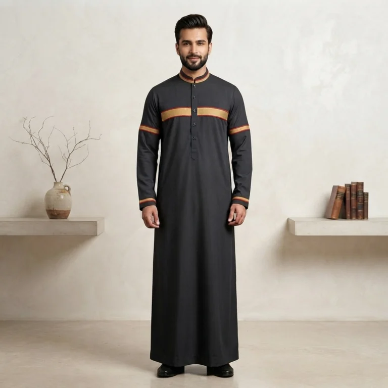 Black nikkah wedding thobes