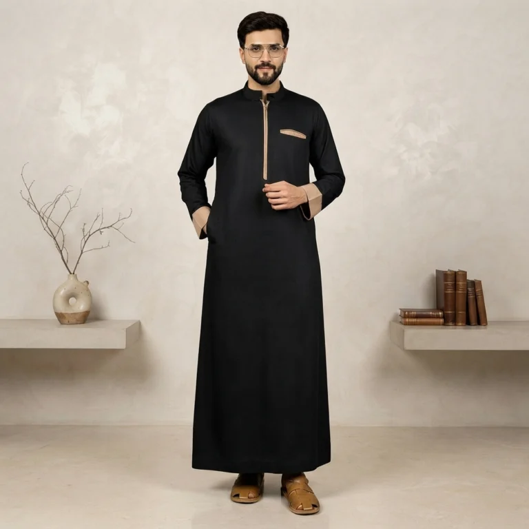 Black wedding thobes for nikkah