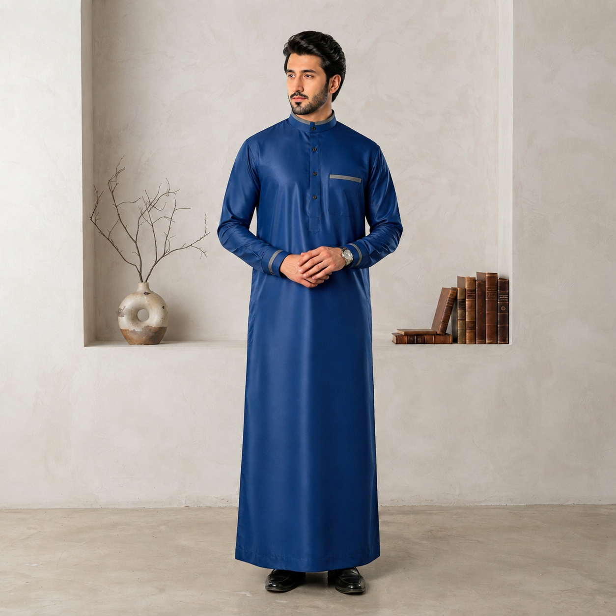 Blue what to wear to nikkah ceremony men