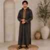 Charcoal Grey Moroccan Djellaba for Men