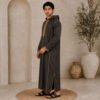 Charcoal Grey Moroccan Djellaba for Men