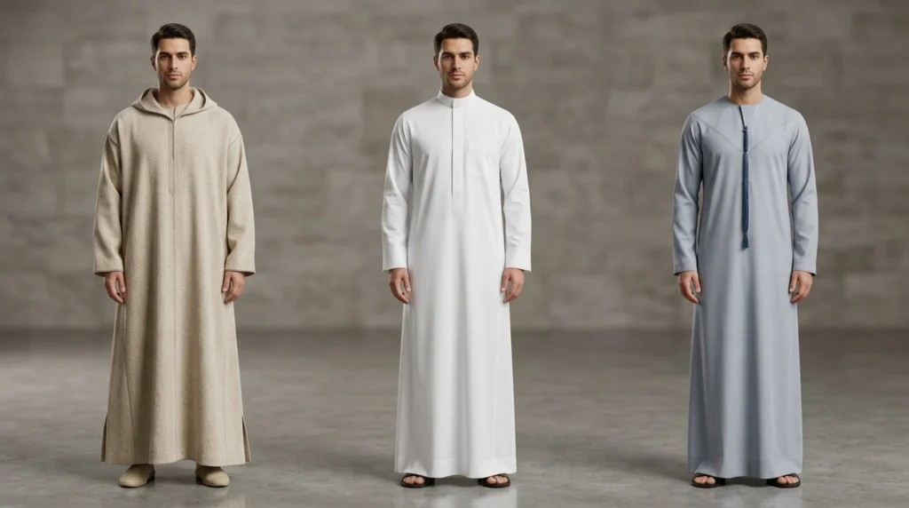 moroccan thobes size