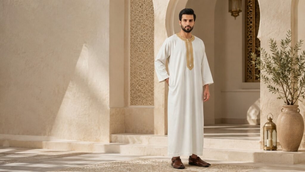 moroccan thobes size
