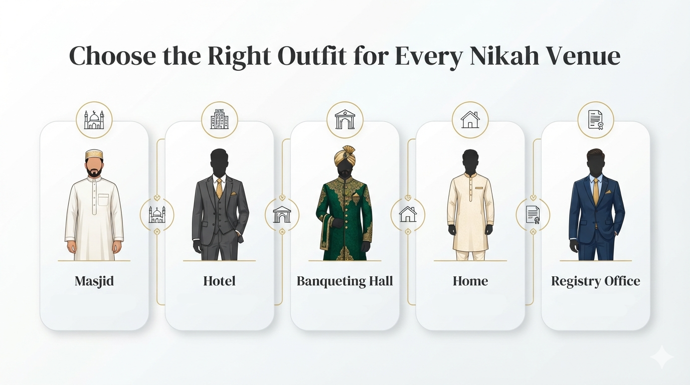 what to wear to nikkah ceremony men