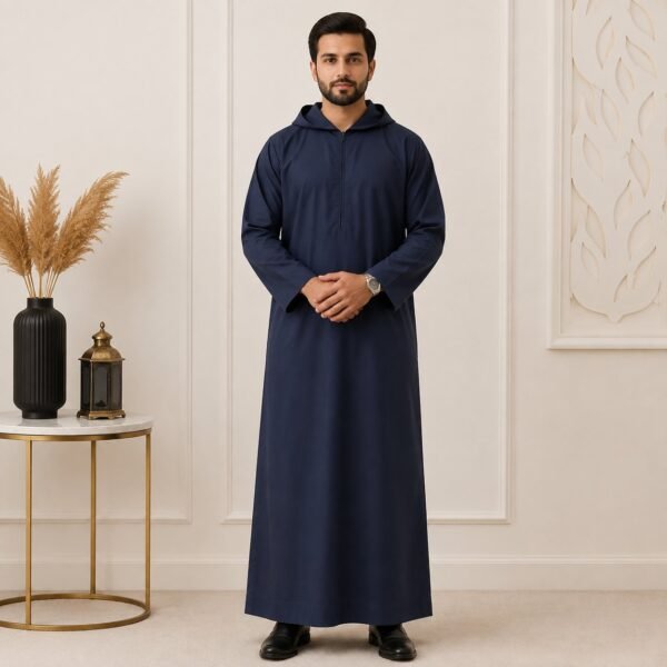 Blue Hooded Winter Thobes Uk