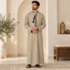 Gray Black Tassels Emirati Thobes UK Gray Black Tassels Emirati Thobes UK